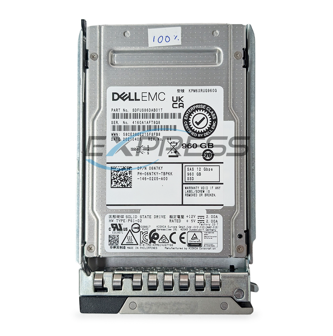 Dell 2.5" 960GB SAS 12Gbps RI SSD | 6N7KY