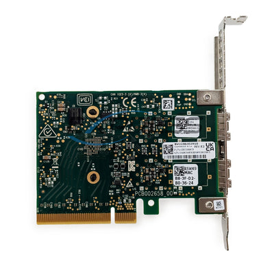 Dell Mellanox ConnectX-6 (CX6) Dual Port SFP28 10/25GbE FH Adapter (CX631102A) | R5WK9