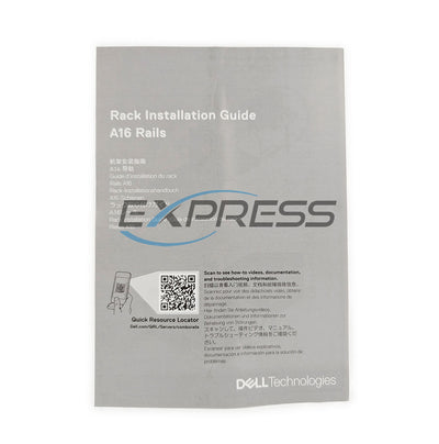 Dell A16 Drop-In/Stab-In Generic Tool-Less 4-Post Rail Kit | C7GT1