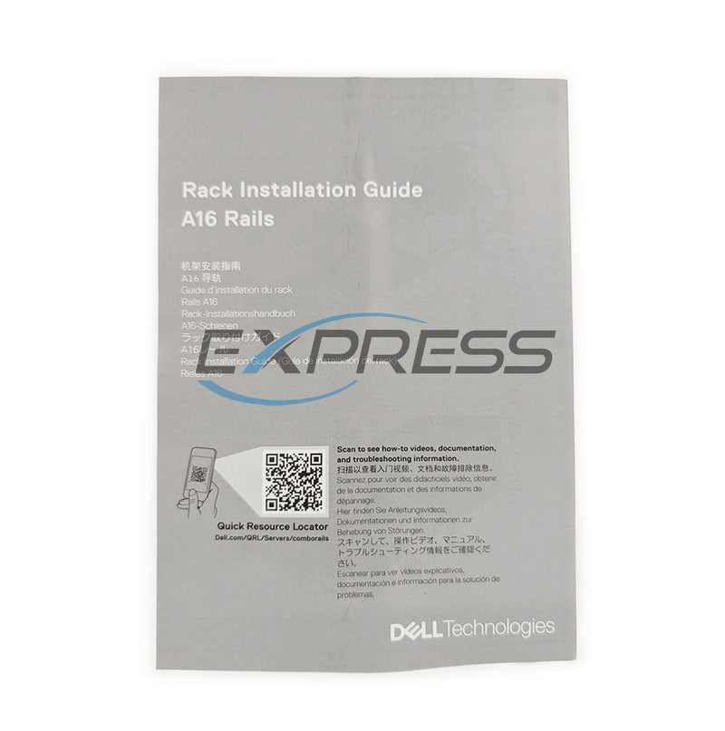 Dell A16 Drop-In/Stab-In Generic Tool-Less 4-Post Rail Kit | C7GT1