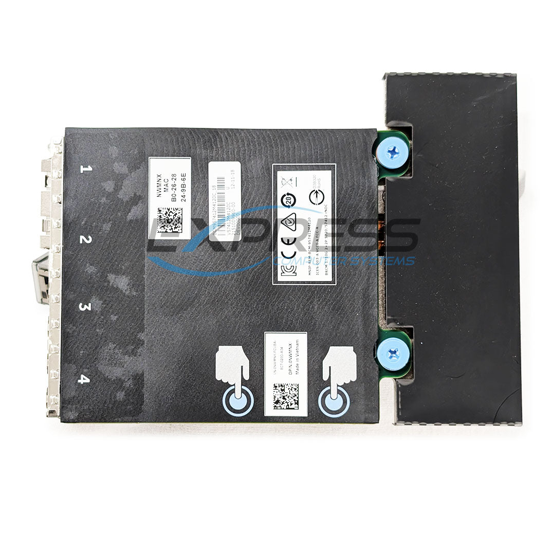 Dell Broadcom 57412 Dual Port 10Gb, SFP+ &amp; 5720 Dual Port 1GBase-T rNDC | NWMNX