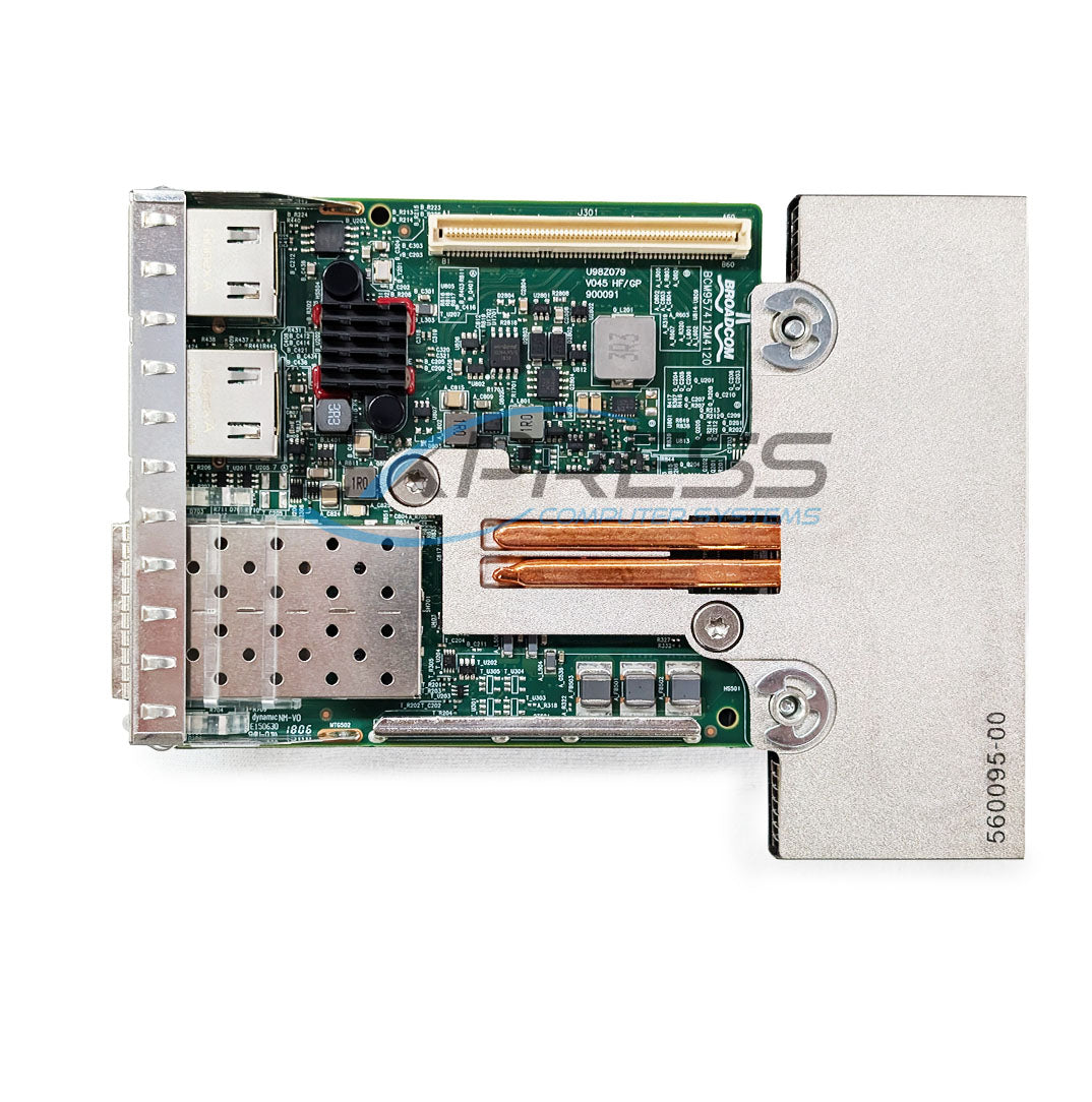 Dell Broadcom 57412 Dual Port 10Gb, SFP+ &amp; 5720 Dual Port 1GBase-T rNDC | NWMNX