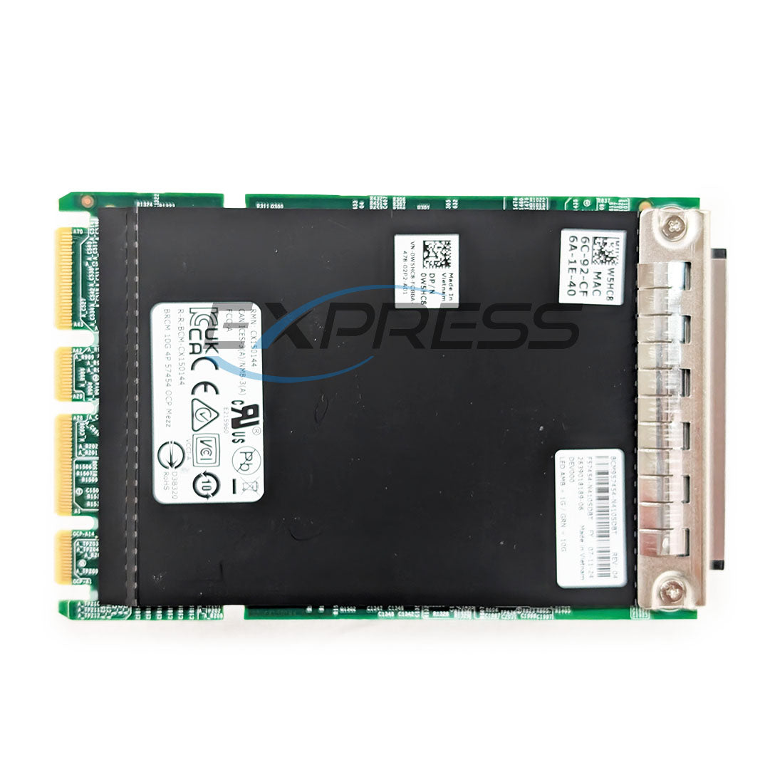 Dell Broadcom 57454 Quad Port 10GbE BASE-T RJ45 OCP 3.0 | W5HC8