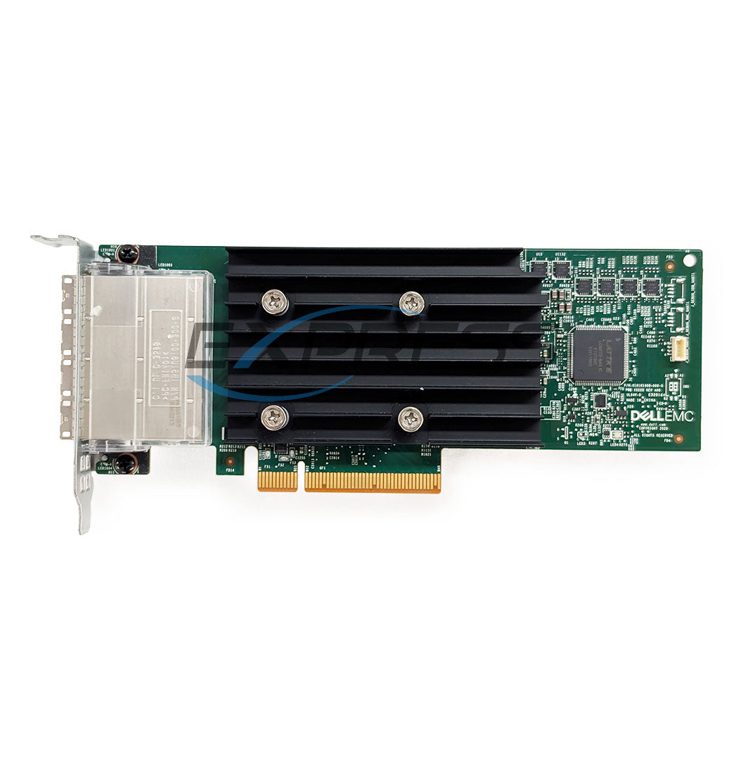 Dell Broadcom HBA355-E-S FUSION-MPT Quad Port 12Gbps SAS LP Adapter | 6T1F1