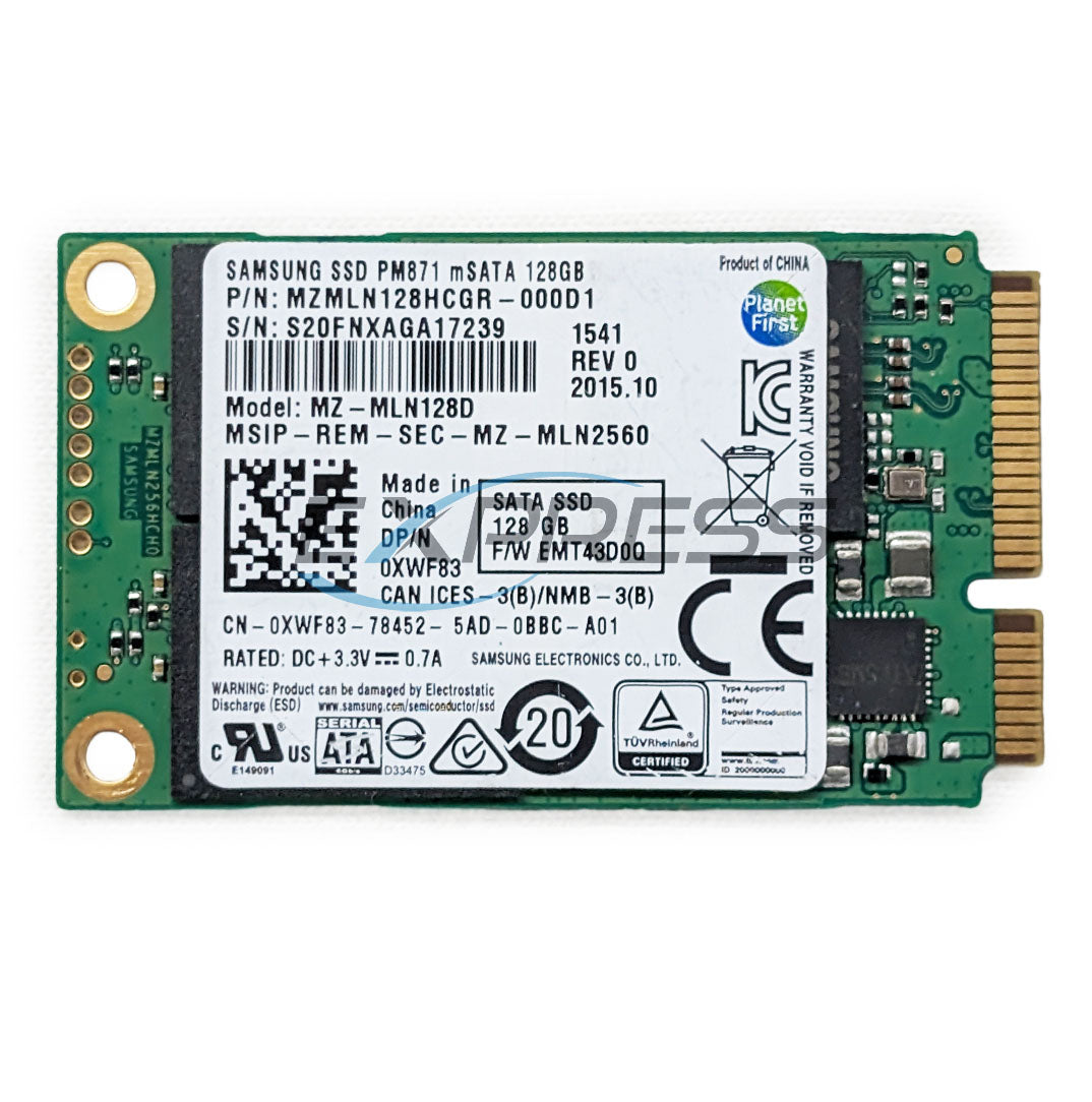 Dell 128GB mSATA 6Gbps SSD | XWF83