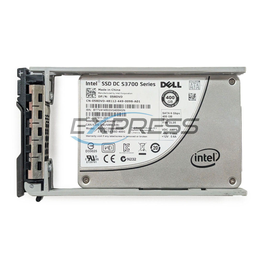 Dell 2.5" 400GB SATA 6Gbps SSD Mlc | 58DVD