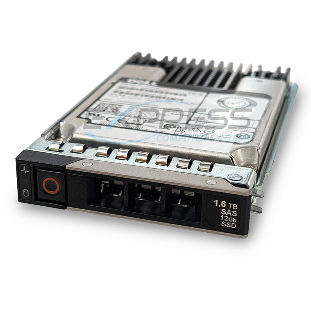Dell 2.5" 1.6TB SAS 12Gbps WI 512n Px05Sm, 10 DWPD SSD | GVTYD