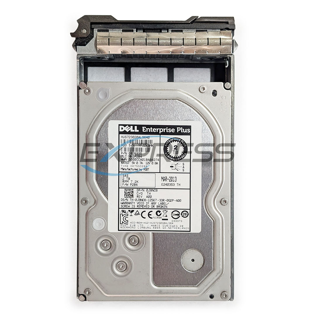 Compellent 3.5" 2TB 7.2K SAS 6Gbps HDD | J8NC8-CML