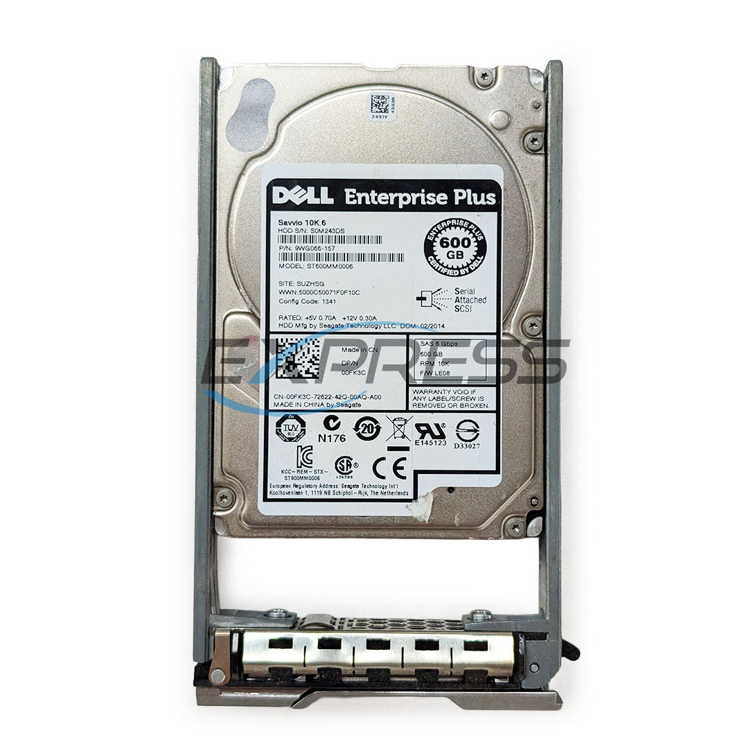 Dell Equallogic 2.5" 600GB 10K SAS 6Gbps HDD | 0FK3C