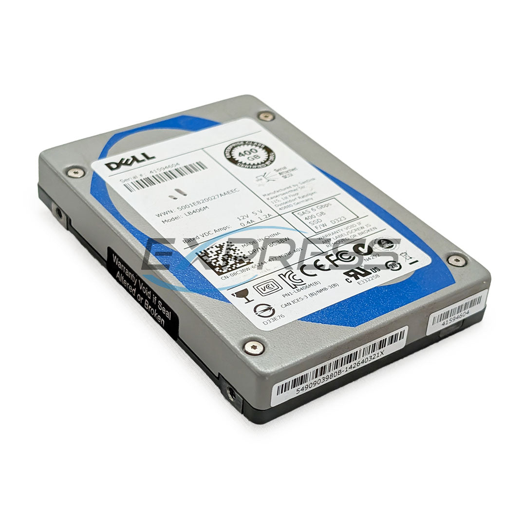 Dell 2.5" 400GB SAS 6Gbps MU SSD | 8C38W