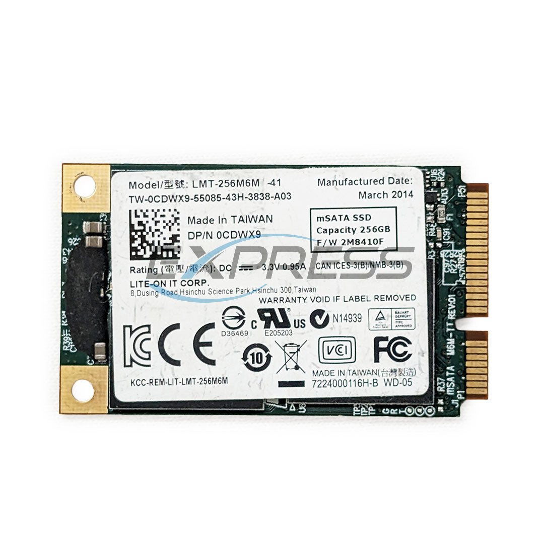 Dell 256Gbps mSATA 6Gbps SSD | CDWX9