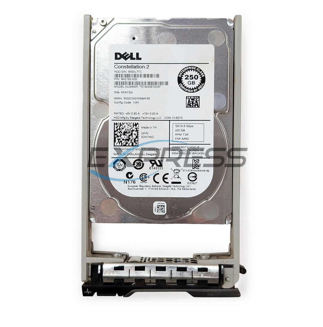 Dell 2.5" 250GB 7.2K SATA 6Gbps HDD | DNTWD
