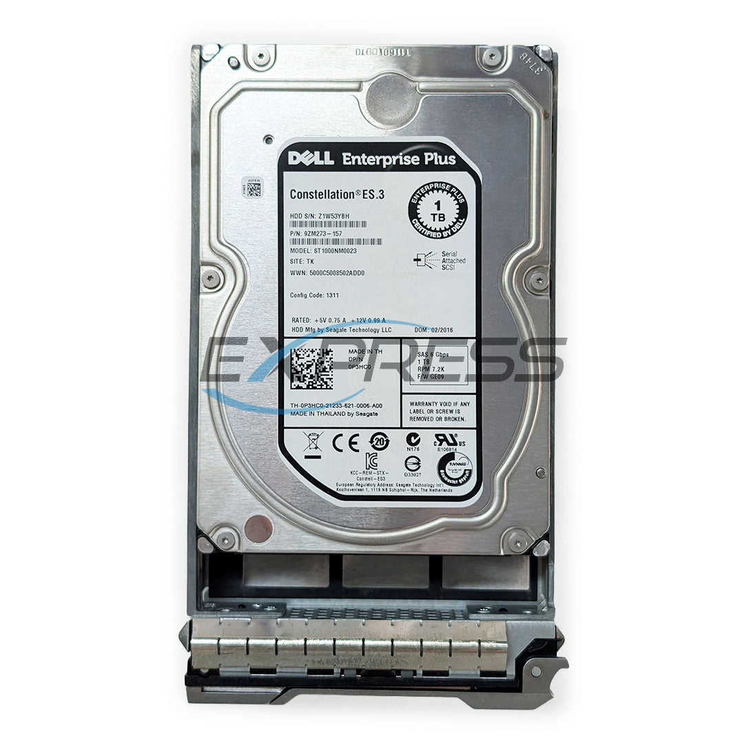 Dell Equallogic 3.5" Ps6100 1TB 7.2K SAS 6Gbps HDD | P3HC0