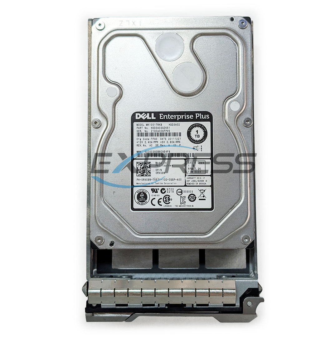 Dell Equallogic 3.5" Ps6100 1TB 7.2K SAS 6Gbps HDD | RVX9N