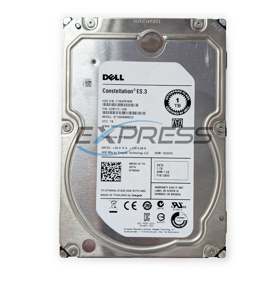 Dell 3.5" 1TB 7.2K SATA 6Gbps HDD | T4XNN