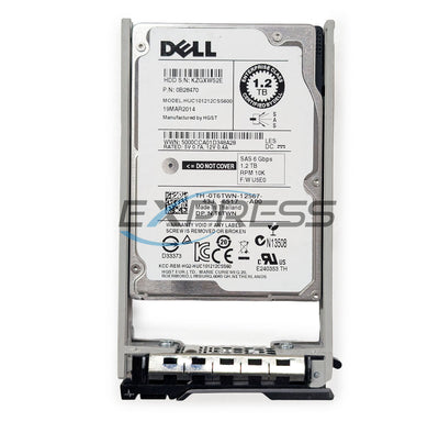 Dell 1.2TB 2.5" 10K SAS 6Gbps HDD | T6TWN