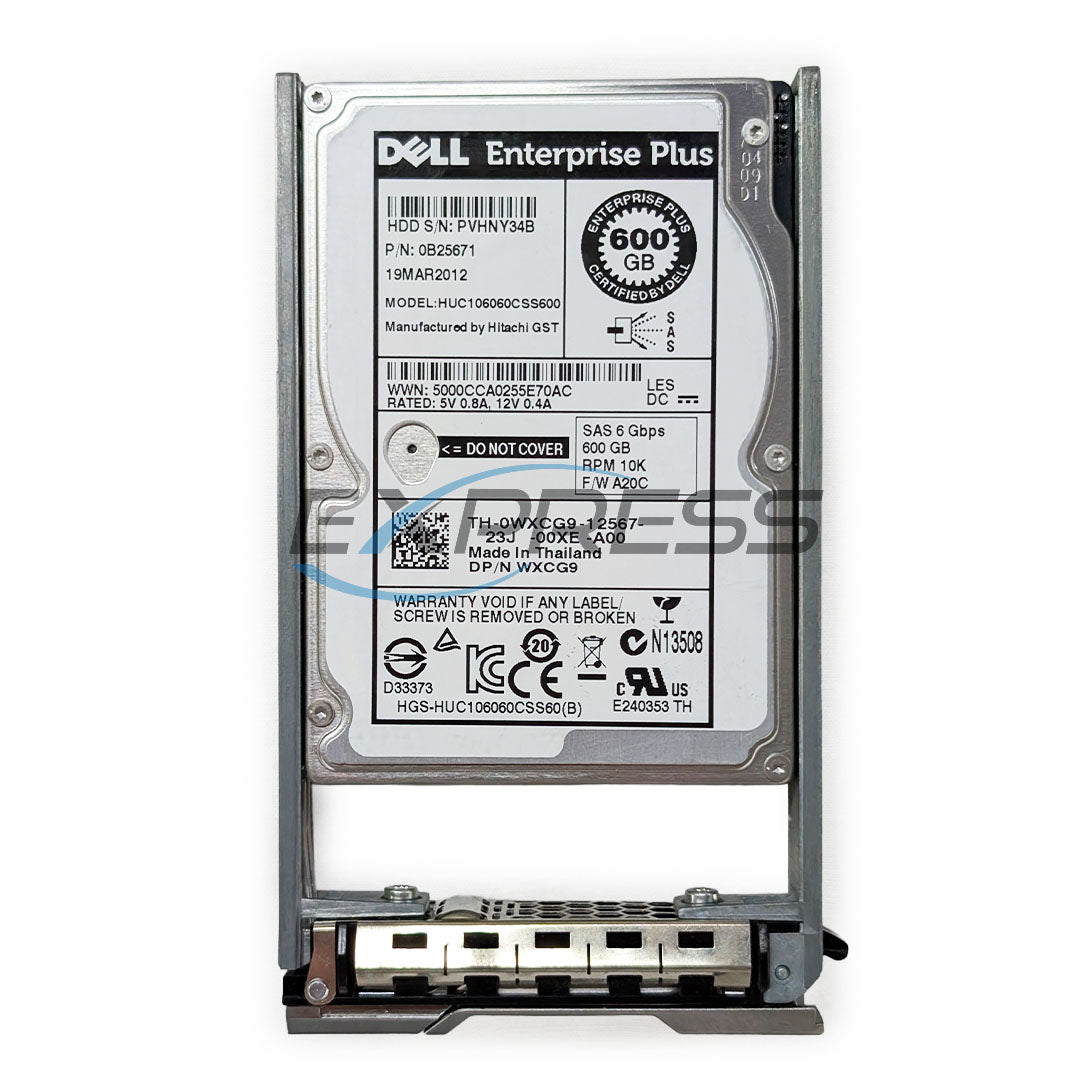 Dell Equallogic 2.5" 600GB 10K SAS 6Gbps HDD | WXCG9