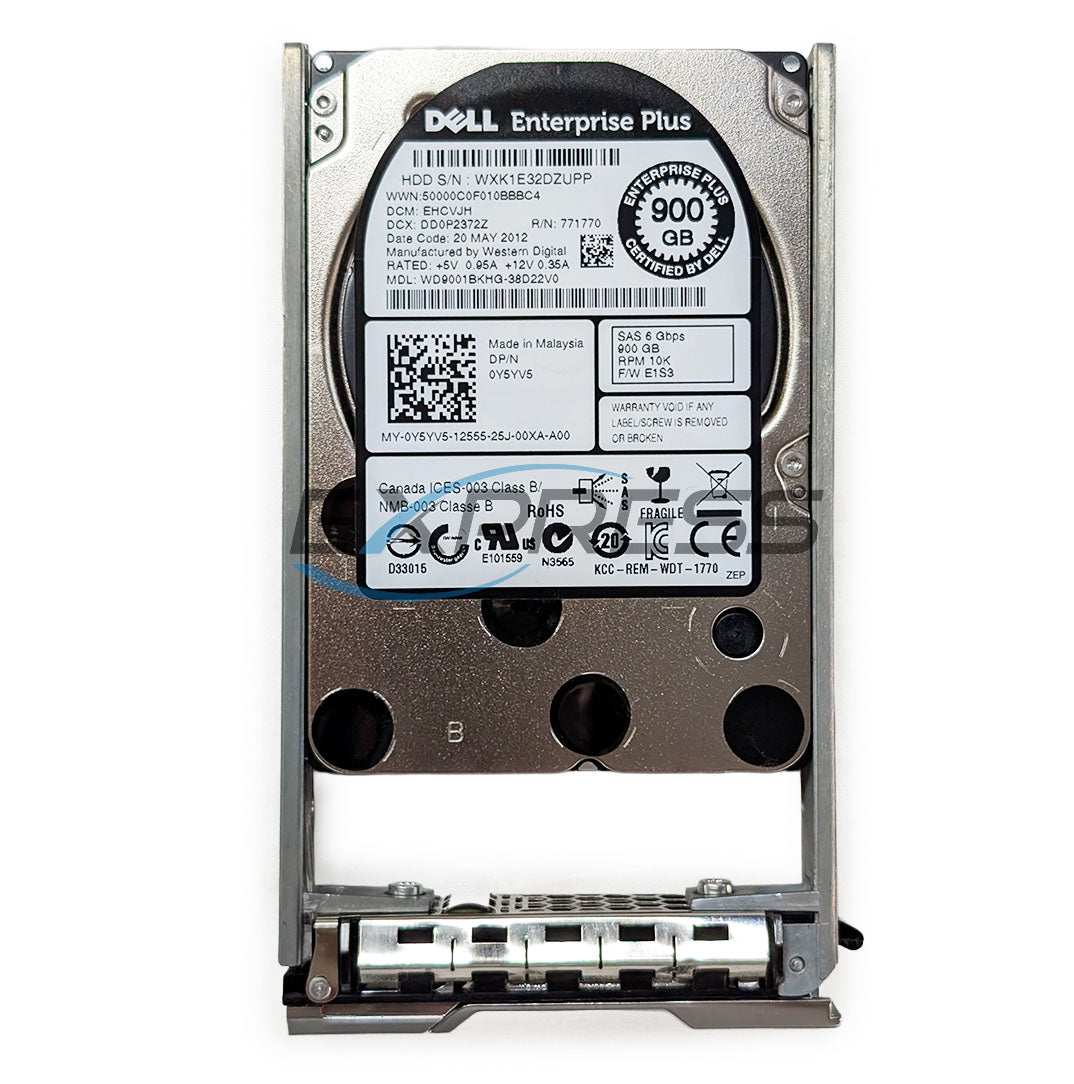 Dell Equallogic 2.5" 900GB 10K SAS 6Gbps HDD | Y5YV5