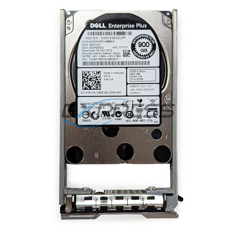 Dell Equallogic 2.5" 900GB 10K SAS 6Gbps HDD | Y5YV5