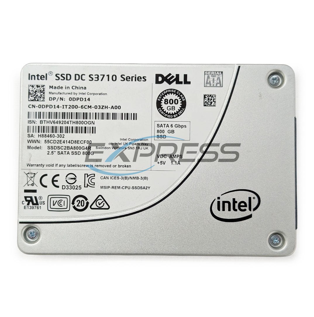 Dell 2.5" 800GB SATA 6Gbps WI SSD | DPD14