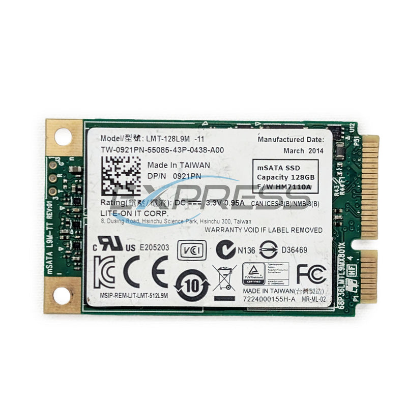 Dell 128GB mSATA 6Gbps SSD | 921PN