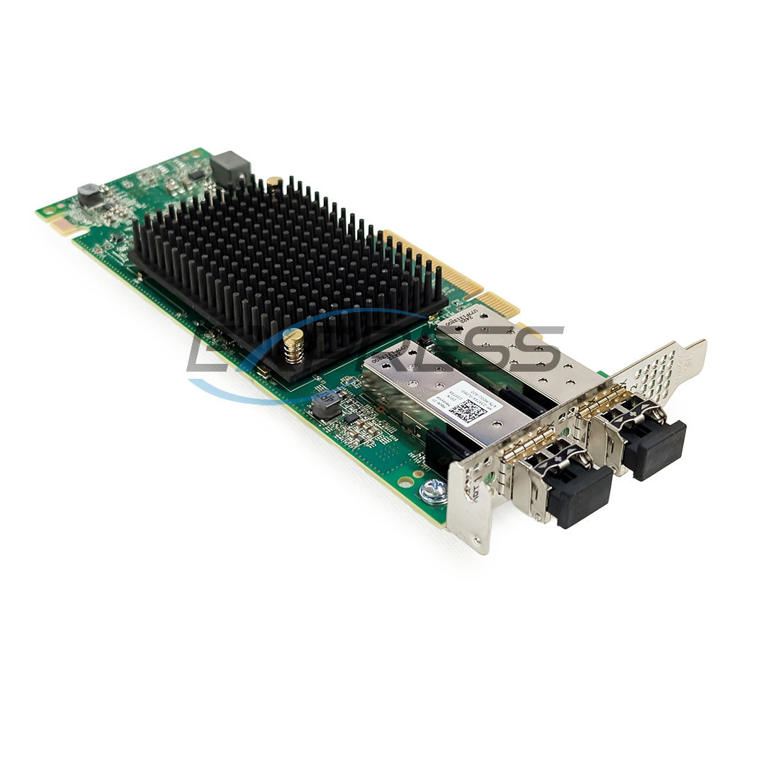 Dell Emulex LPE36002 Dual Port SFP+ 64Gbps FC HBA w/ LC Optics Adapter (LPe36002-M64) | 39T9X