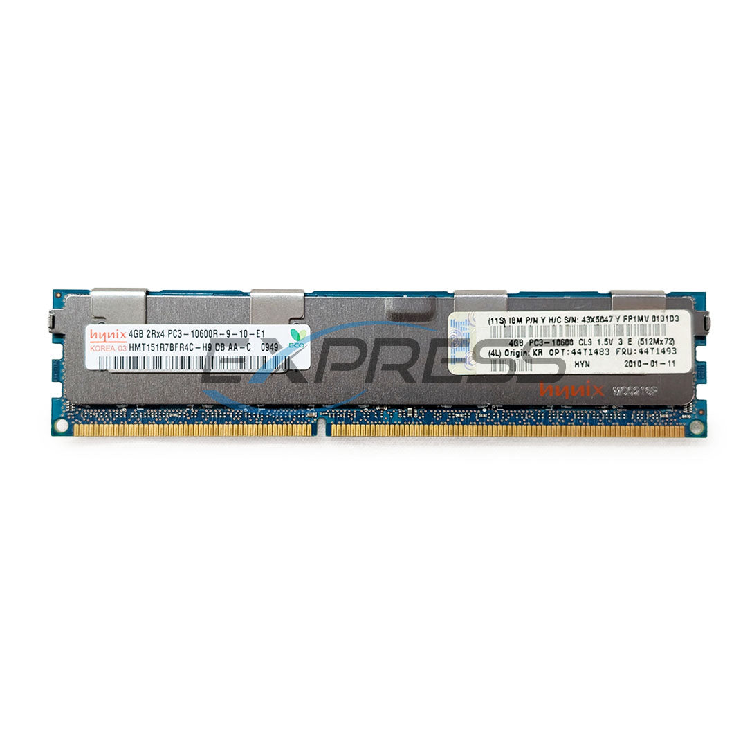Dell Hynix 4GB 1333MHz 2Rx4 DDR3 Memory (PC3L-10600R) | HMT151R7BFR4C-H9