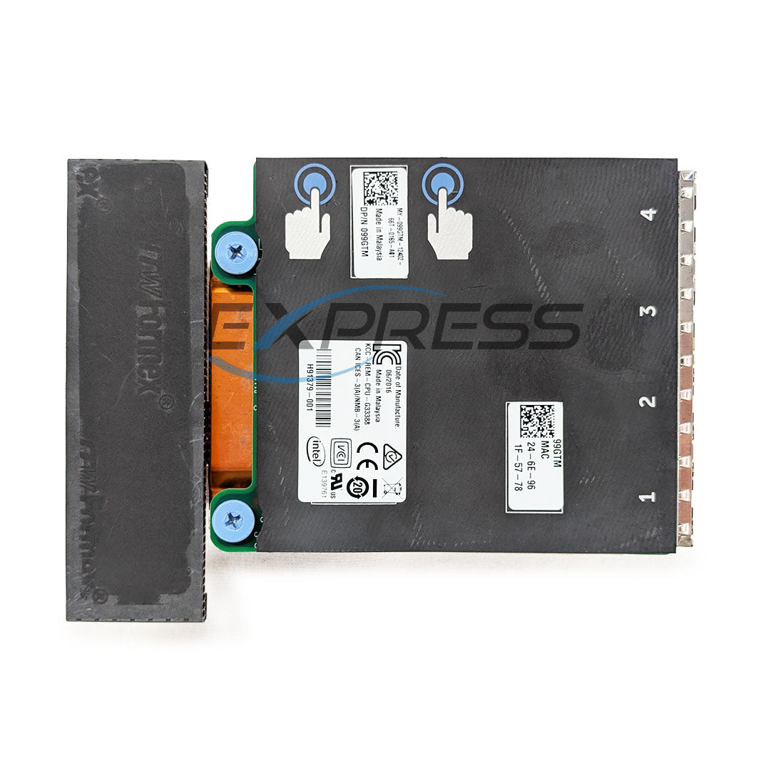 Dell Intel X540 Dual Port 10Gb Base-T + I350 Dual Port 1Gb Base-T rNDC | 99GTM