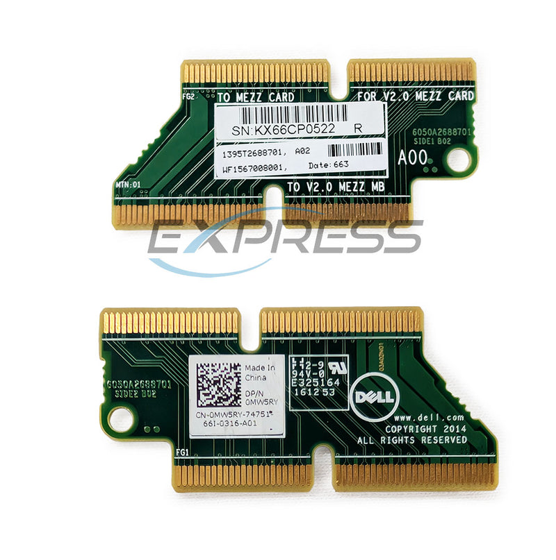 Dell Intel X540-T2 Dual Port 10GbE NIC Mezzanine Adapter | J2CD0