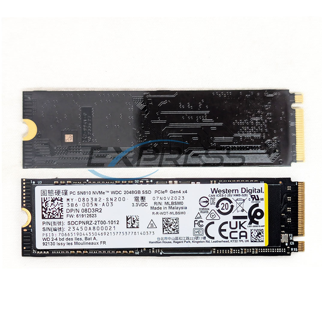 Dell M.2 2TB (G4) NVMe (2280) SSD | 8D3R2