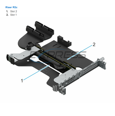 Dell PowerEdge R670 Riser R2c