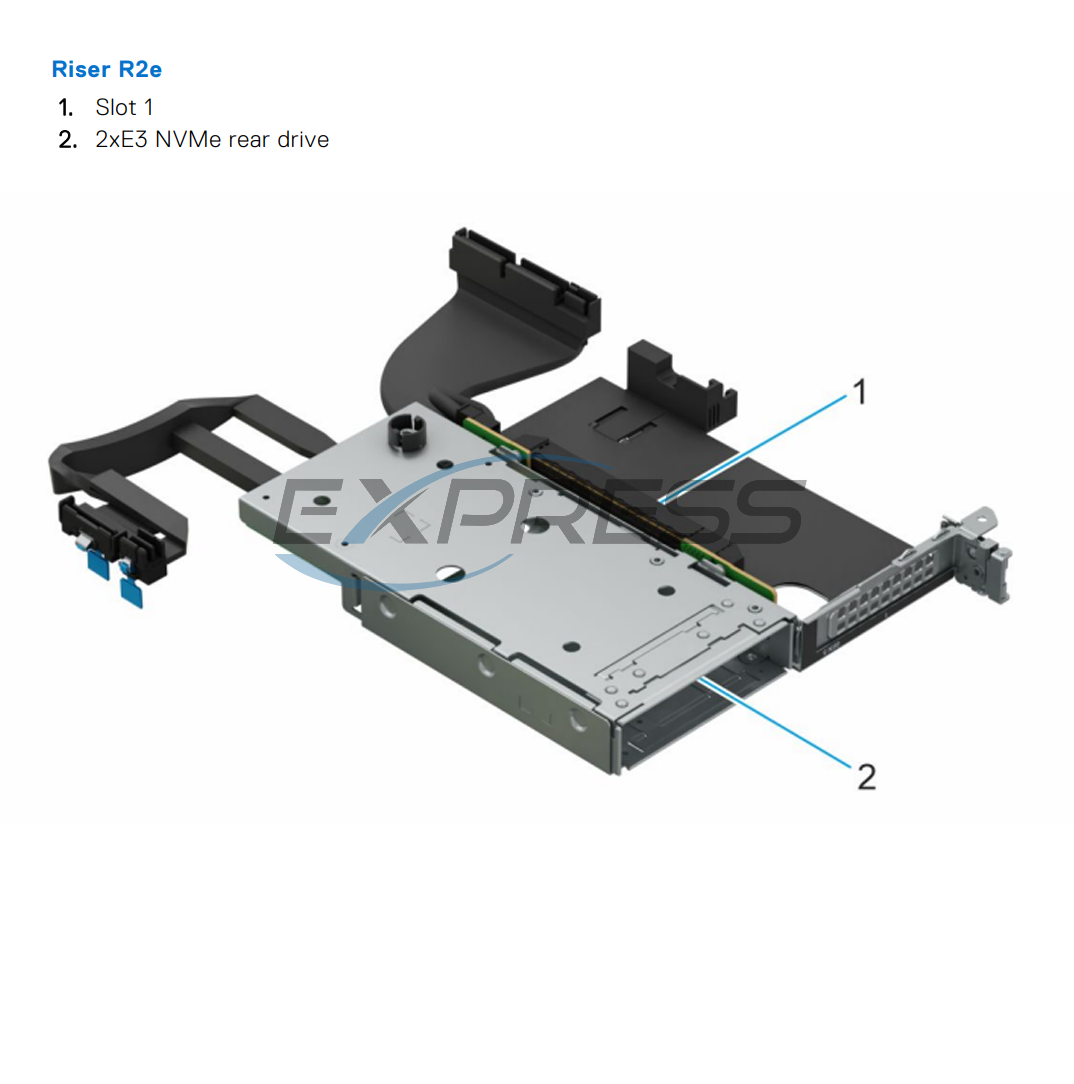 Dell PowerEdge R670 Riser R2e