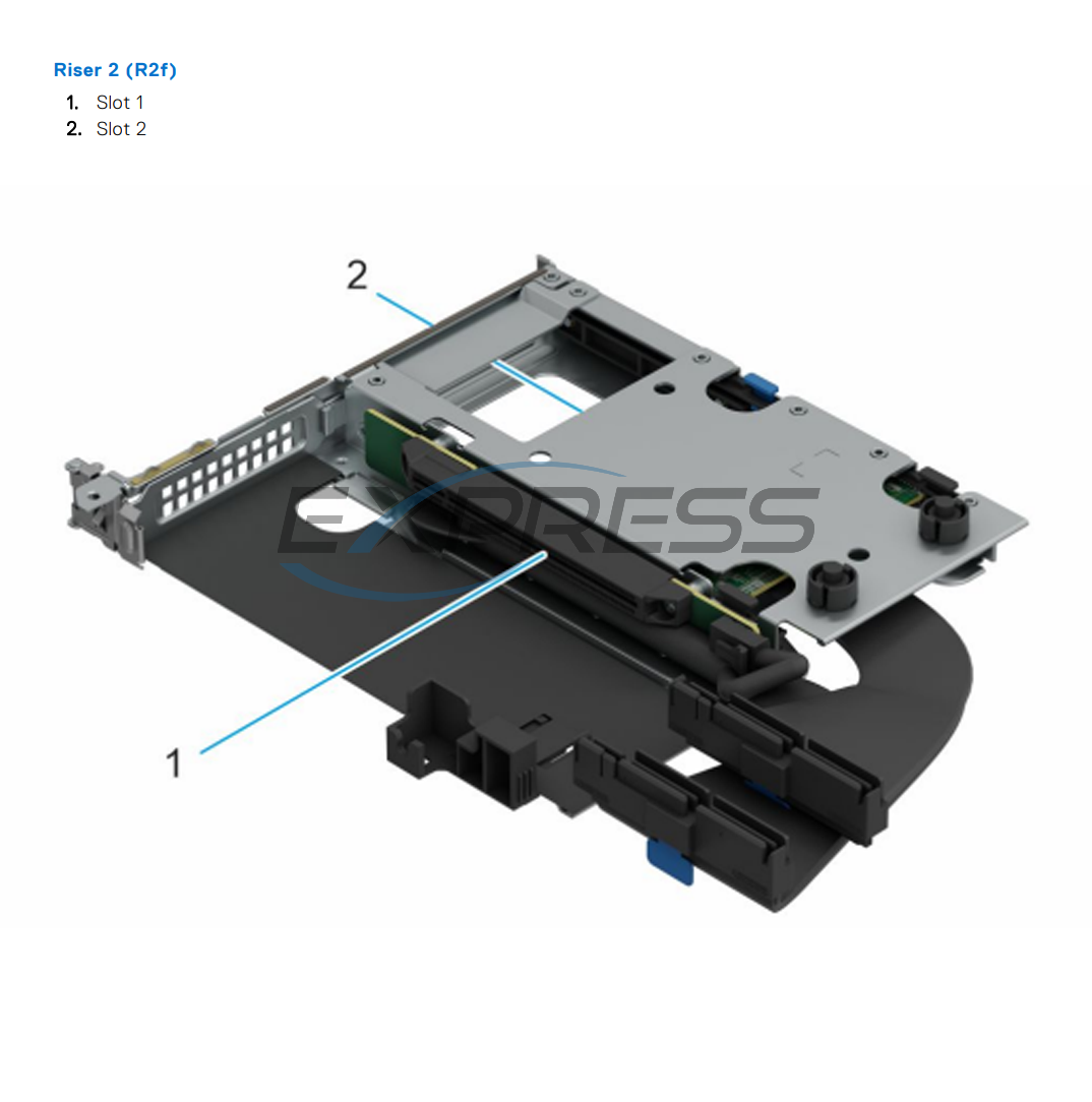 Dell PowerEdge R670 Riser R2f