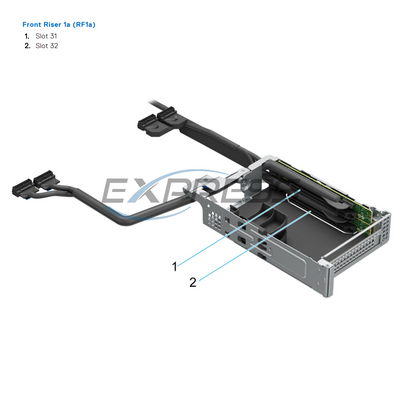 Dell PowerEdge R670 Riser Configuration | RC1 Front