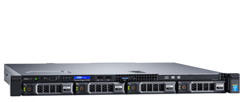 Dell PowerEdge R230 rack server front view