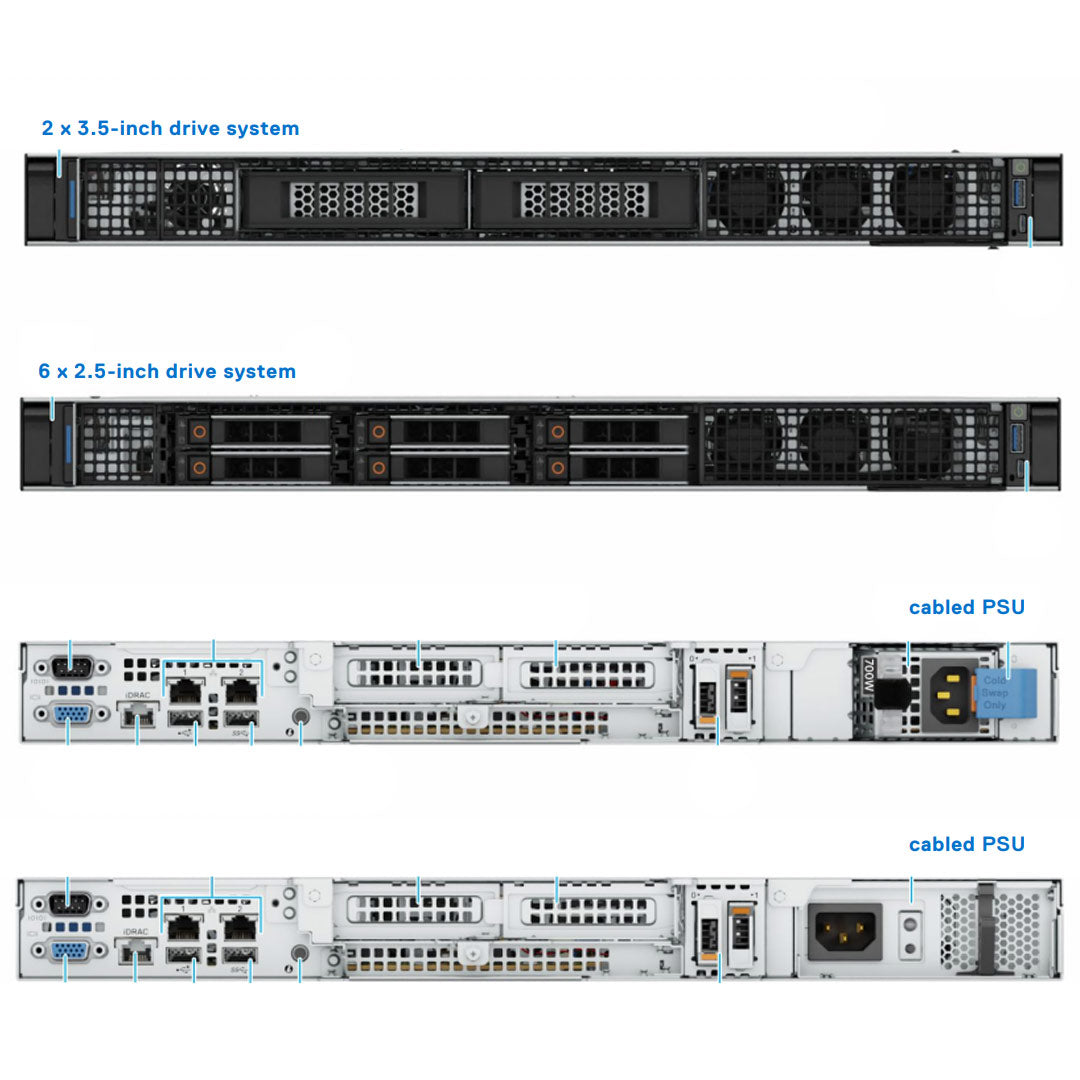 Dell PowerEdge R260 Rack Server CTO