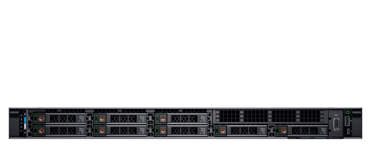 Dell PowerEdge R450 rack server straight-on front view