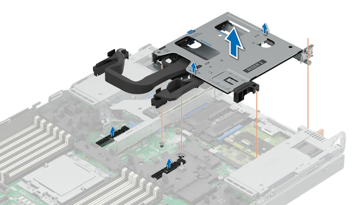 Dell PowerEdge R4715 R2k riser