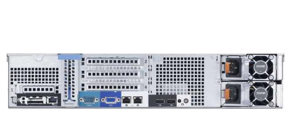 Dell PowerEdge R520 rack server rear view