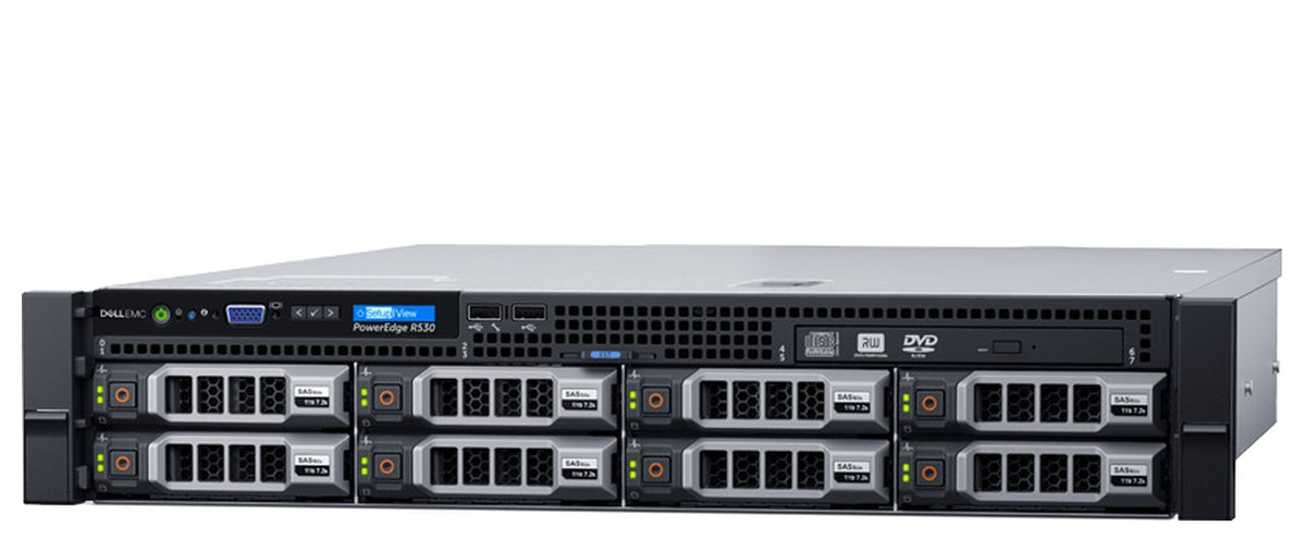 Dell PowerEdge R530 rack server front view