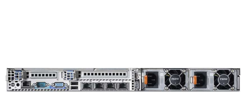 Dell PowerEdge R620 rack server rear view