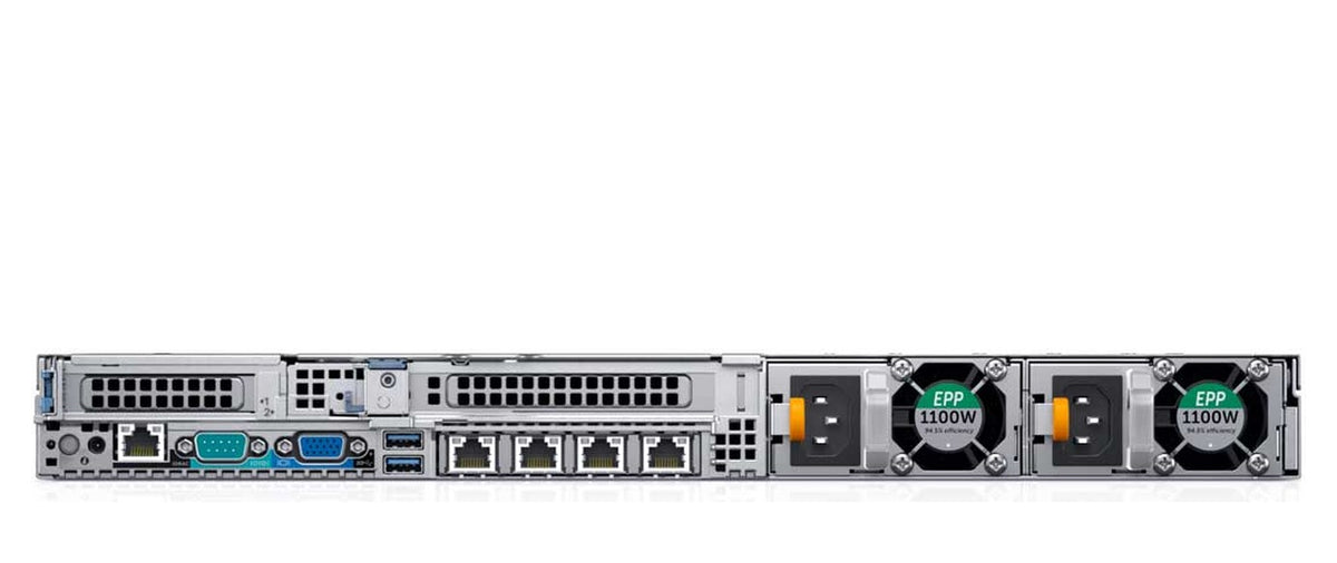 Dell PowerEdge R640 rack server rear view