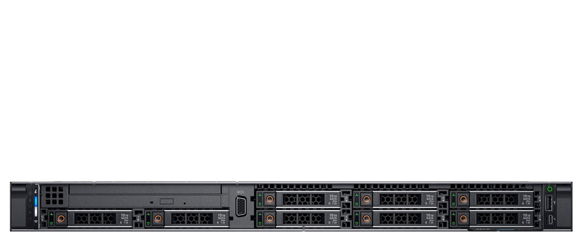 Dell PowerEdge R6415 rack server front view