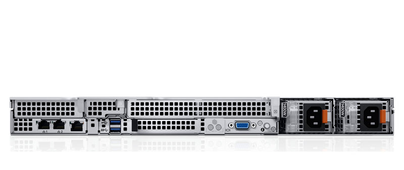 Dell PowerEdge R660xs rack server rear view