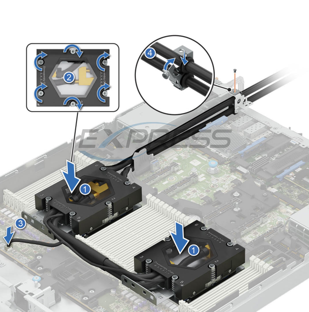 Direct Liquid Cooling (DLC) Heatsink | Refurbished Dell PowerEdge R6725
