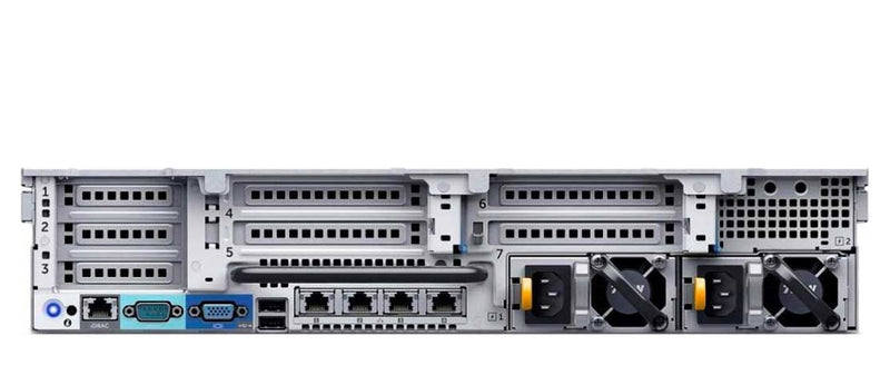 Dell PowerEdge R730 rack server rear view