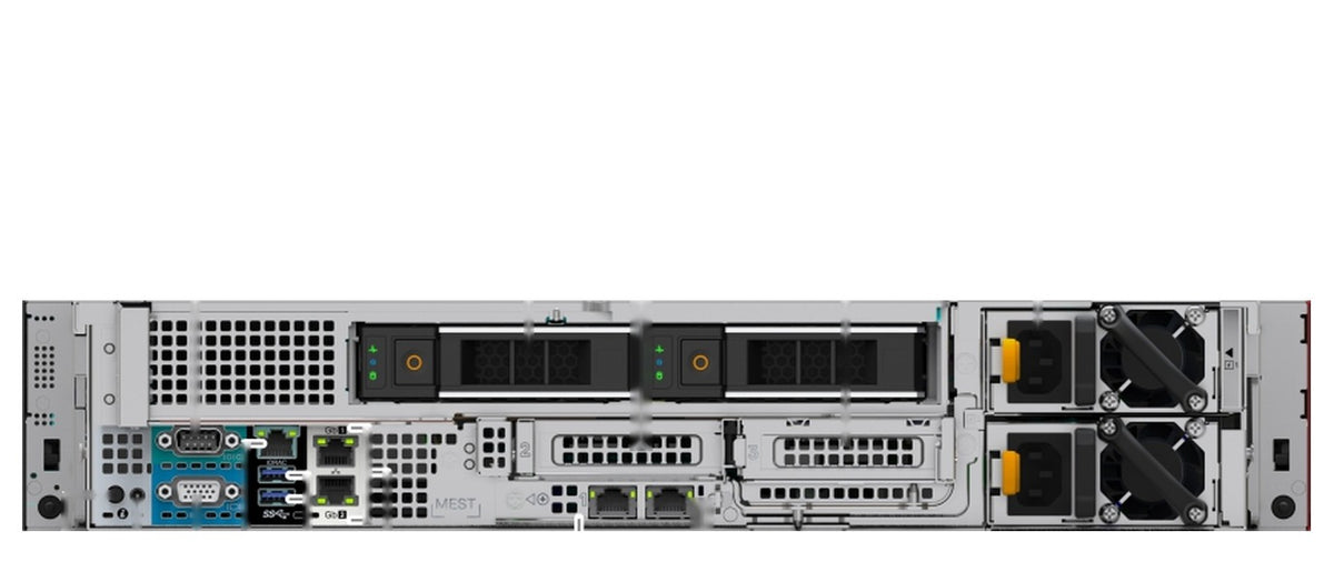 Dell PowerEdge R7415 rack server rear view