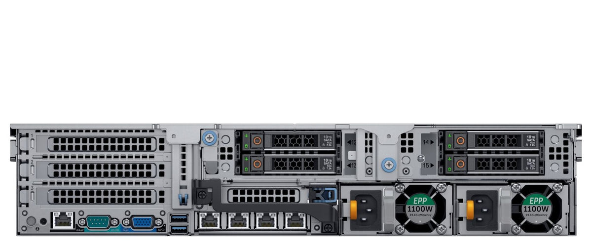 Dell PowerEdge R7425 rack server rear view