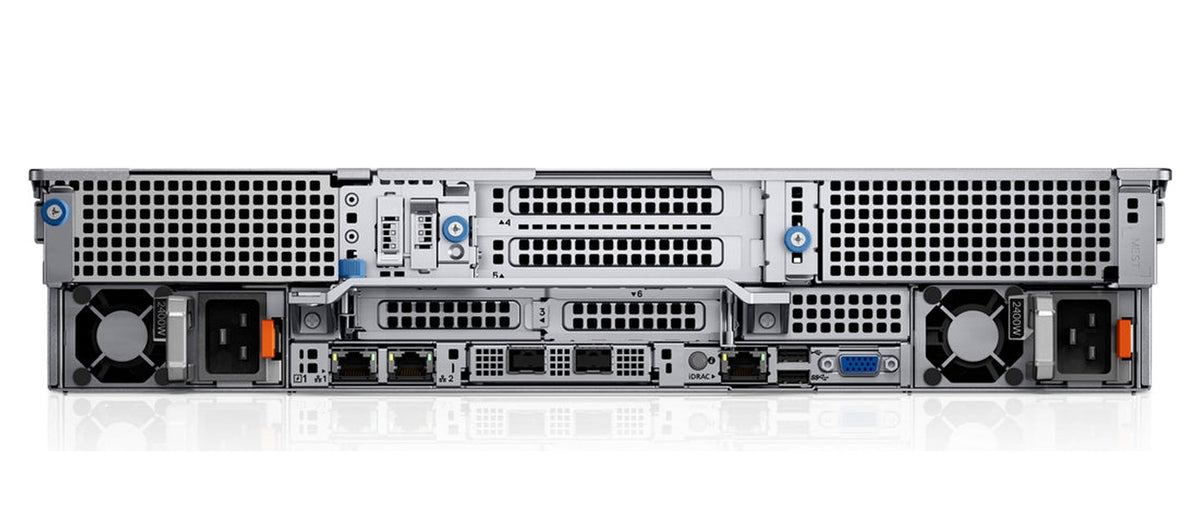 Dell PowerEdge R750xa rack server rear view