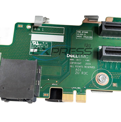 Dell Poweredge R7525 R3C 2x16 FH Hl Riser Assembly | HTX77